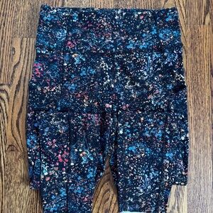 Lululemon Fast and Free Patterned Leggings